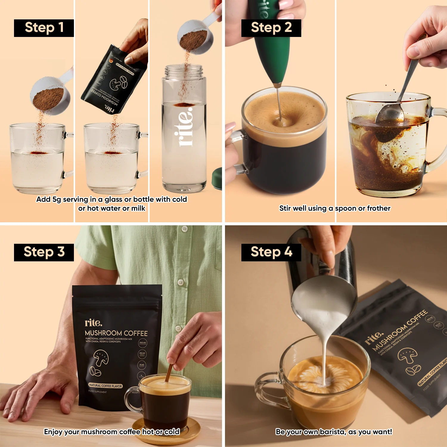 MUSHROOM COFFEE 60 Servings - Image 6